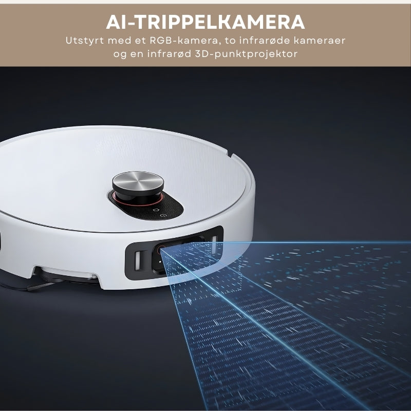 3 i 1 Støvsuger og Mopperobot