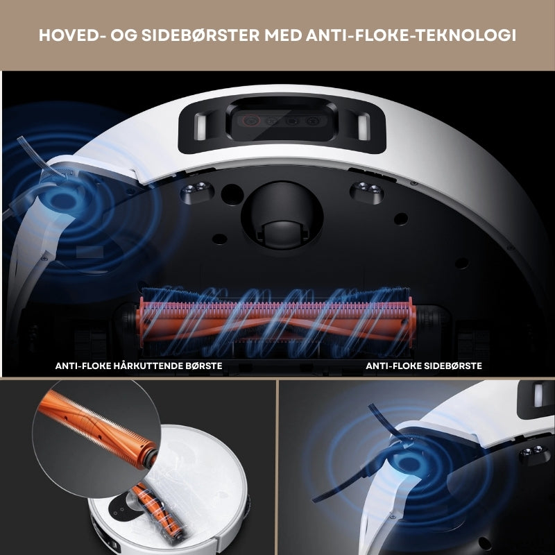 3 i 1 Støvsuger og Mopperobot